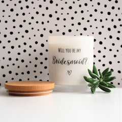 Boxed Soy Candle | Bridesmaid | Will You Be My Bridesmaid?