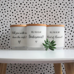 Boxed Soy Candle | Bridesmaid | Will You Be My Bridesmaid?