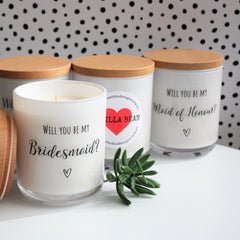 Boxed Soy Candle | Bridesmaid | Will You Be My Bridesmaid?