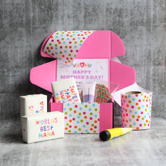 MOTHER'S DAY Mini Custom Hamper | PERSONALISED | Chocolate, Hand Cream & Soap Gift Pack | Mum | Nana | Grandmother