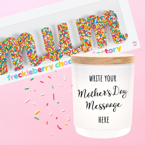 Mother's Day | Design Your Own | Personalised | MESSAGE | Boxed Soy Candle | Mum | Mother | Grandma | Grandmother | Nonna
