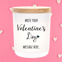 Design Your Own | Personalised | MESSAGE | Boxed Soy Candle | Valentine's Day | Gift