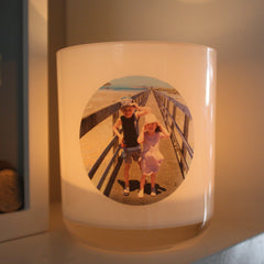 Little Motto Designs Personalised Photo Candle - Father's Day